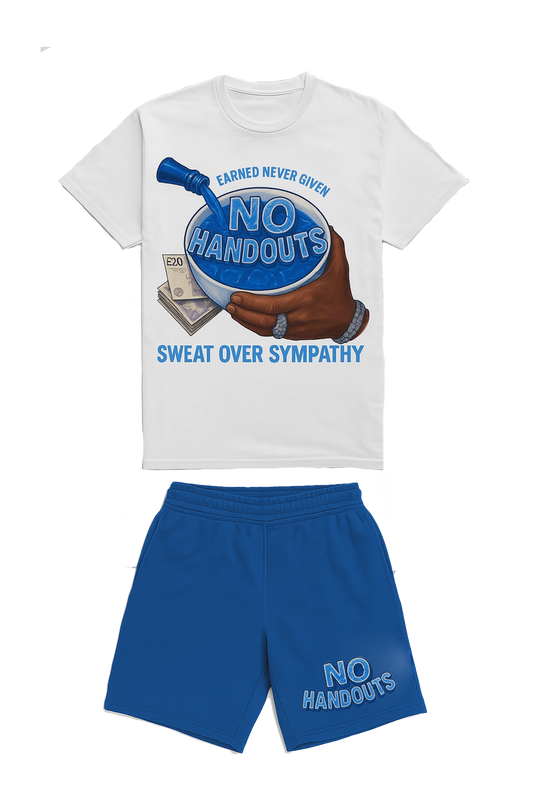 “Sweat Over Sympathy” Shorts & T-Shirt Set