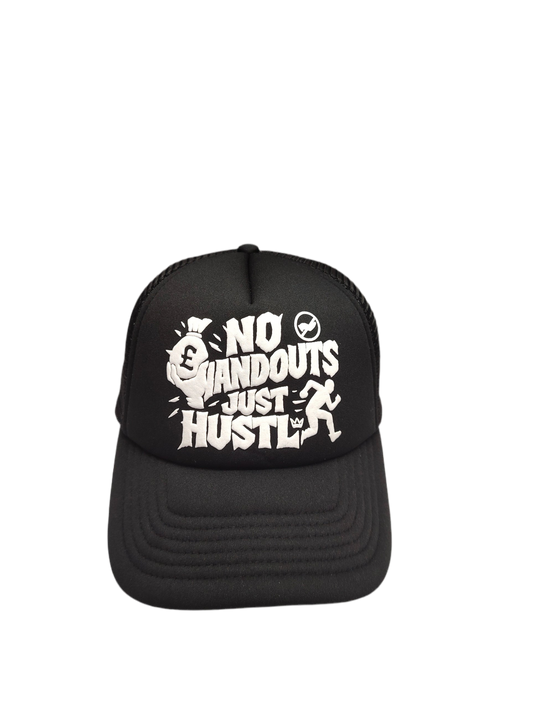 Just Hustle Cap - BLACK